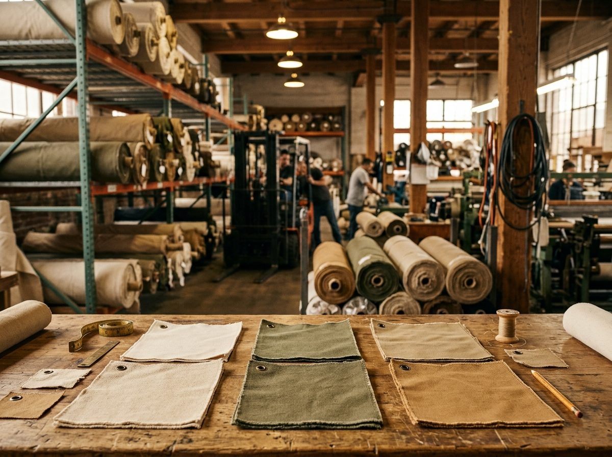 Waterproof Heavyweight Canvas Rolls & Eyeleted Tarpaulins